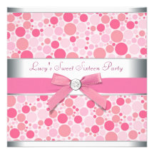Le rose bouillonne fête d'anniversaire rose du bon faire-parts
