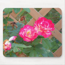 Le rose fleurit Mousepad Tapis De Souris