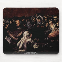 Le sabbat des sorcières, par Francisco De Goya Tapis De Souris