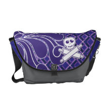Le sac messenger à chef d'aubergine besace
