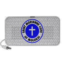 Le saint Marianne font face de Molokai Haut-parleur Ordinateur Portable