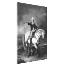 Le salut de George Washington a enveloppé la copie Impressions Sur Toile