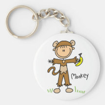 Le singe habillent le T-shirts et les cadeaux Porte-clés