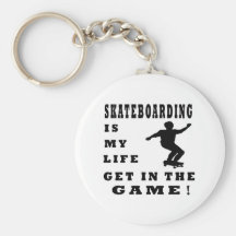 Le Skateboarding est ma vie Porte-clé