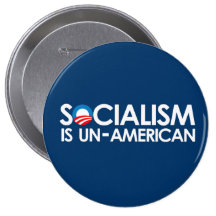 Le socialisme est UnAmerican Badge