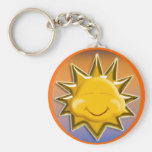 le soleil heureux porte-clé