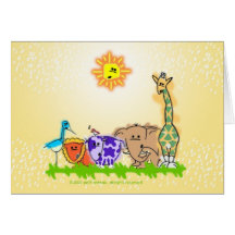 Le Soleil, le soleil Carte De Vœux