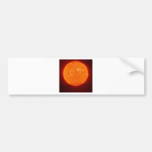 LE SOLEIL ORANGE ADHÉSIFS POUR VOITURE