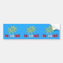 Le Soleil The Sun dans des vacances d'été canadien Adhésif Pour Voiture