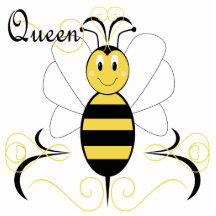 Le sourire gaffent l'ornement de reine des abeille photos en relief