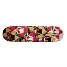 LE SOURIRE MEURENT MAINTENANT LES VISAGES POSTÉRIE SKATEBOARDS PERSONNALISABLES