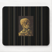 Le squelette "de tabagisme " de Van Gogh Tapis De Souris