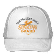 Le surf des neiges de filles le plus frais casquette