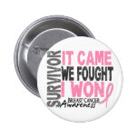 Le survivant de cancer du sein qu'il est venu nous badge