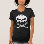 Le T-shirt de fumier de la femme foncée de Roger