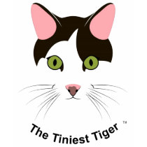 Le T-shirt de logo de tigre le plus minuscule