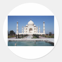 Le Taj Mahal Adhésifs Ronds