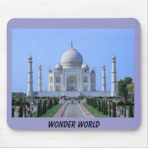 le Taj Mahal, MONDE de MERVEILLE Tapis De Souris