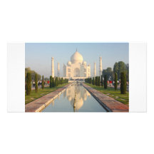 Le Taj Mahal, monument historique célèbre d'A Carte Avec Photo