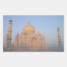 Le Taj Mahal mystique Autocollant Rectangulaire