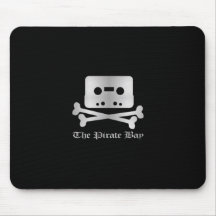 Le tapis de souris de logo d'os de croix d'argent 