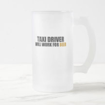 Le taxi Conducteur-fonctionnera pour la bière Mug
