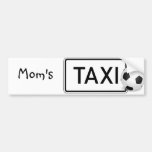 Le taxi de la maman/adhésif pour pare-chocs du foo adhésif pour voiture