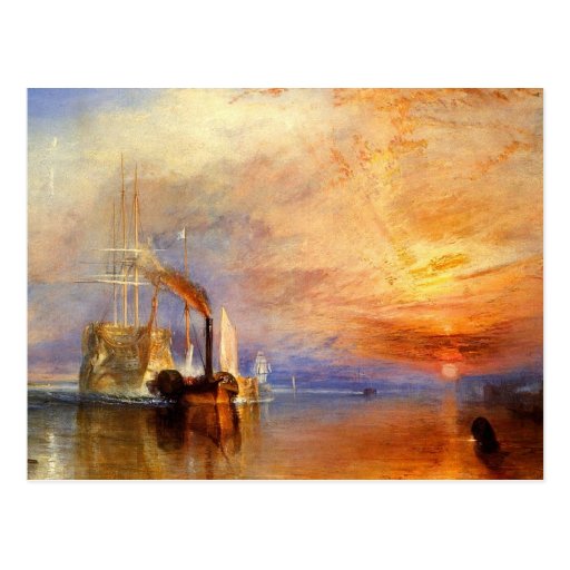 Le Temeraire de combat Carte Postale