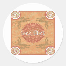 Le Thibet libre Adhésif