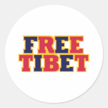 Le Thibet libre Autocollants