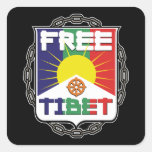 Le Thibet libre enchaîné Autocollants