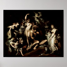 le Titania féerique de la Reine par Henry Fuseli Affiche