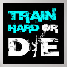 Le train dur ou meurent - copie d'affiche de forme