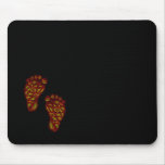 Le tribal botte Mousepad avec la pointe du pied Tapis De Souris