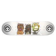 LE TRIFECTA PLANCHES À ROULETTES CUSTOMISÉES