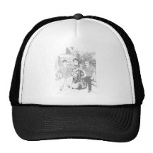 Le trio de jazz moderne casquettes de camionneur