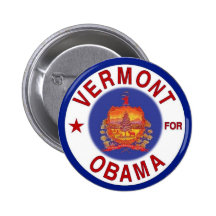 Le VERMONT POUR le bouton d'OBAMA Badge Avec Épingle