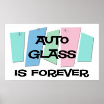 Le verre automatique est Forever Affiche
