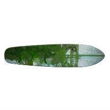 Le vert a ondulé Suttrah Plateaux De Skate