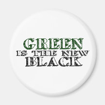 Le vert est le nouveau noir aimant