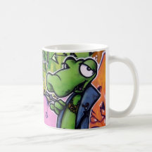 Le vilain monstre et le gentil croco - tasses à café