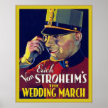 Le ~ vintage 1928 d'affiche de film de ~ de mars d