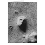 Le VISAGE sur MARS-_-Cydonia Mensae Cartes De Vœux
