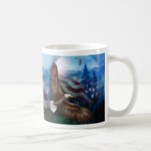 Le vol de la liberté - tasse d'art d'Eagle