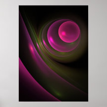 Le wallart abstrait de fractale "soufflant bouillo posters