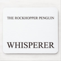 Le Whisperer de pingouin de Rockhopper Tapis De Souris