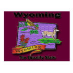 Le Wyoming l'oiseau d'état d'égalité cher Bush Cartes Postales