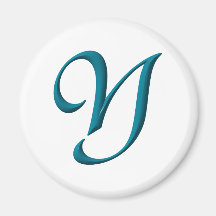 Le Y initial Magnets Pour Réfrigérateur