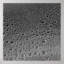 L'eau abstraite bouillonne affiche