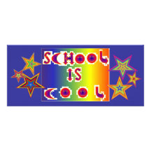 L'ÉCOLE BKMK1.7 EST COOL.STARS MOTIF POUR DOUBLE CARTE